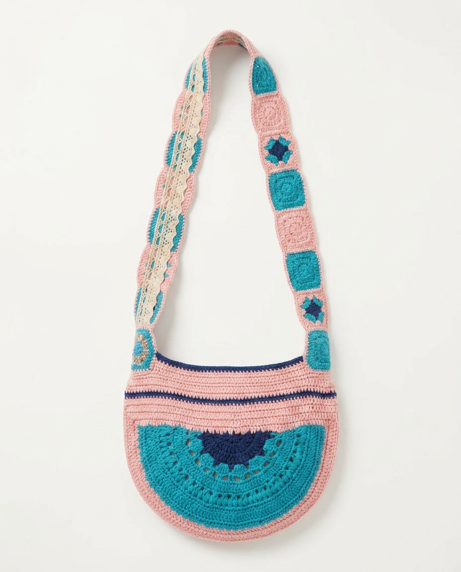 Bolso Turquesa & Rosa